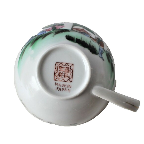 Vintage Tea Cup and Saucer Porcelain Ceramic Made in Japan - Picture 6 of 8